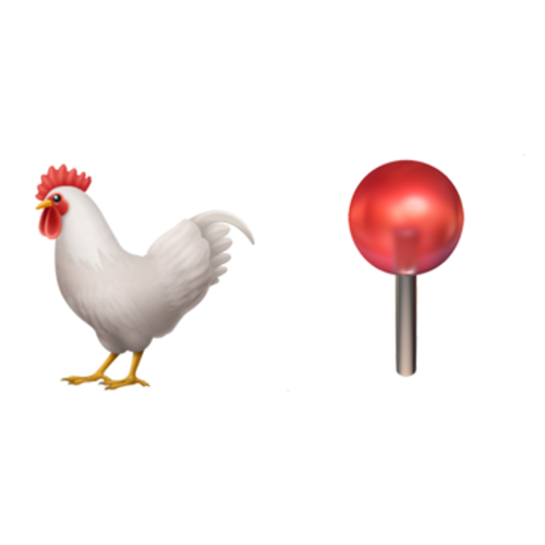 🐓📍 Emoji Domain iOS rendering